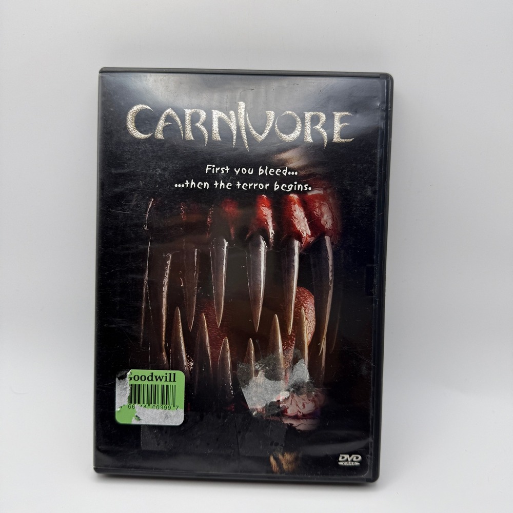 Carnivore DVD 2002 Horror Movie 20th Century Fox Widescreen Special Features